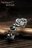 Harlequin&Lionhead handmade Rose ring or wedding band in sterling silver or 14K gold
